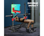 Finex Squat Rack Adjustable Barbell Rack Weight Bench Press Barbell Bar Stand