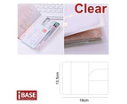 2X Passport Cover Transparent Protector Travel Clear Holder Organiser Wallet
