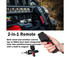 X-BULL 4WD winch 4X4 Winch Electric Winch 14500lb winch 12V Synthetic Rope Wireless Remote Off-Road