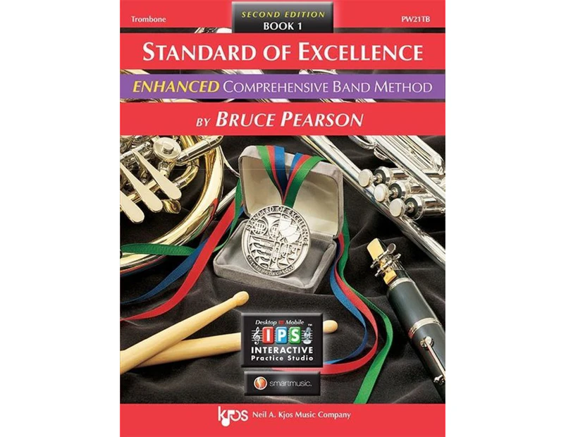 Standard Of Excellence Book 1 Trombone Book/Online Audio (Softcover Book/Online Audio)