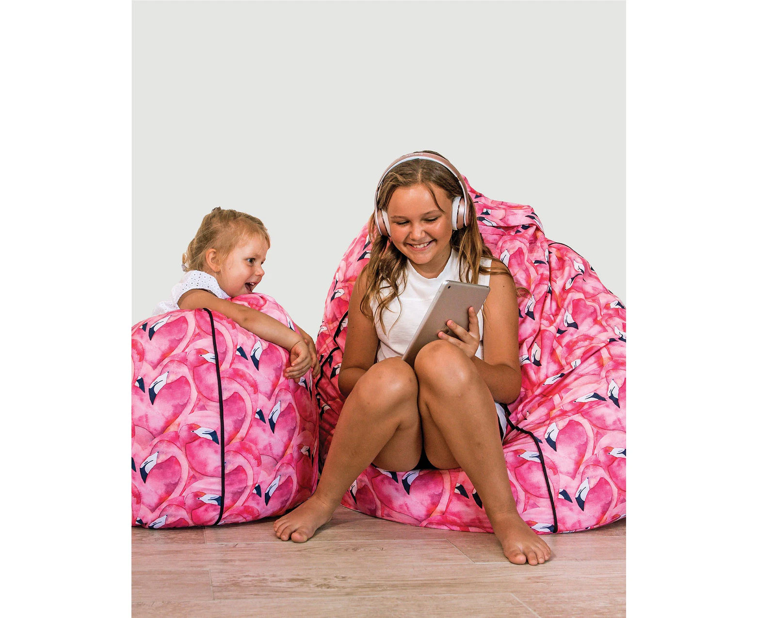 Cocoon Couture Flamingo Bean Bag Cover Small - Pink