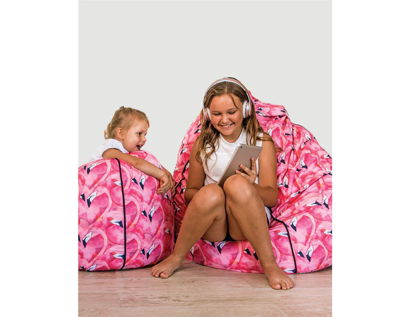 Cocoon Couture Flamingo Bean Bag Cover Small - Pink