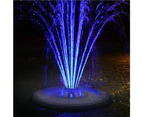 Solar Powered Water Fountain Pump with Decorative LED Lights