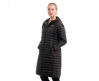 Kathmandu Heli Women Longline Down Puffer Hooded Jacket Warm Outdoor Winter Coat  Women's  Basic Jacket - Black