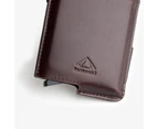 Smart Slide - Modern cardholder wallet - Coffee Brown