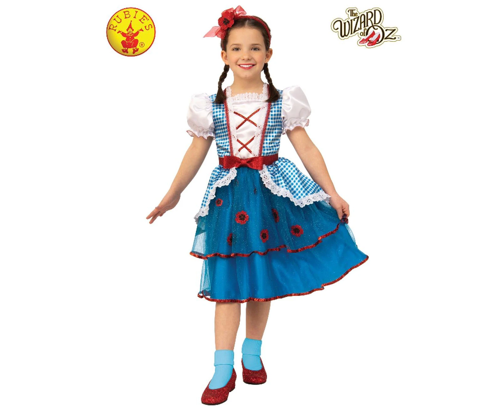 Dorothy Deluxe Costume - 10-12 Years