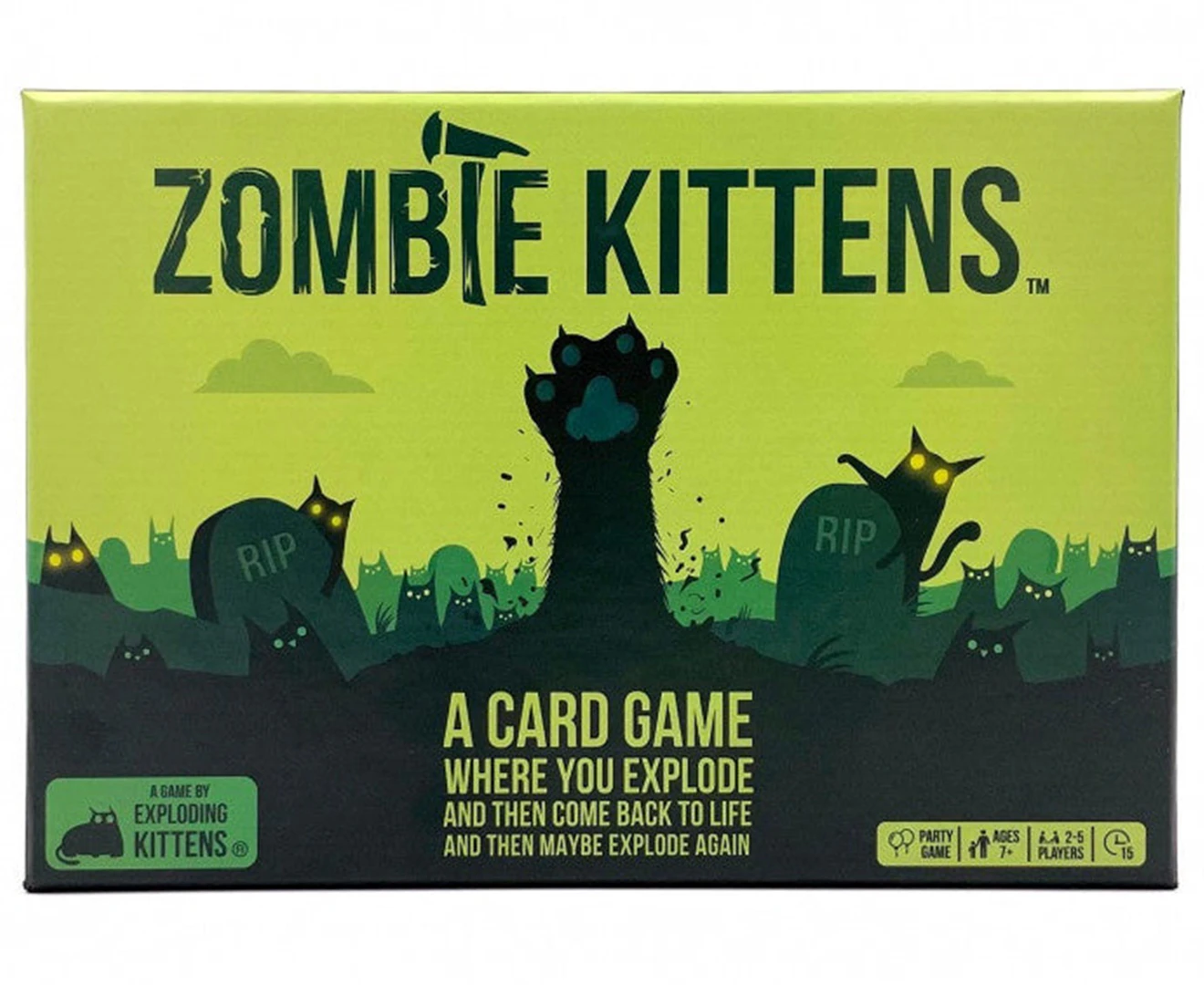 Zombie Kittens (By Exploding Kittens) Card Game