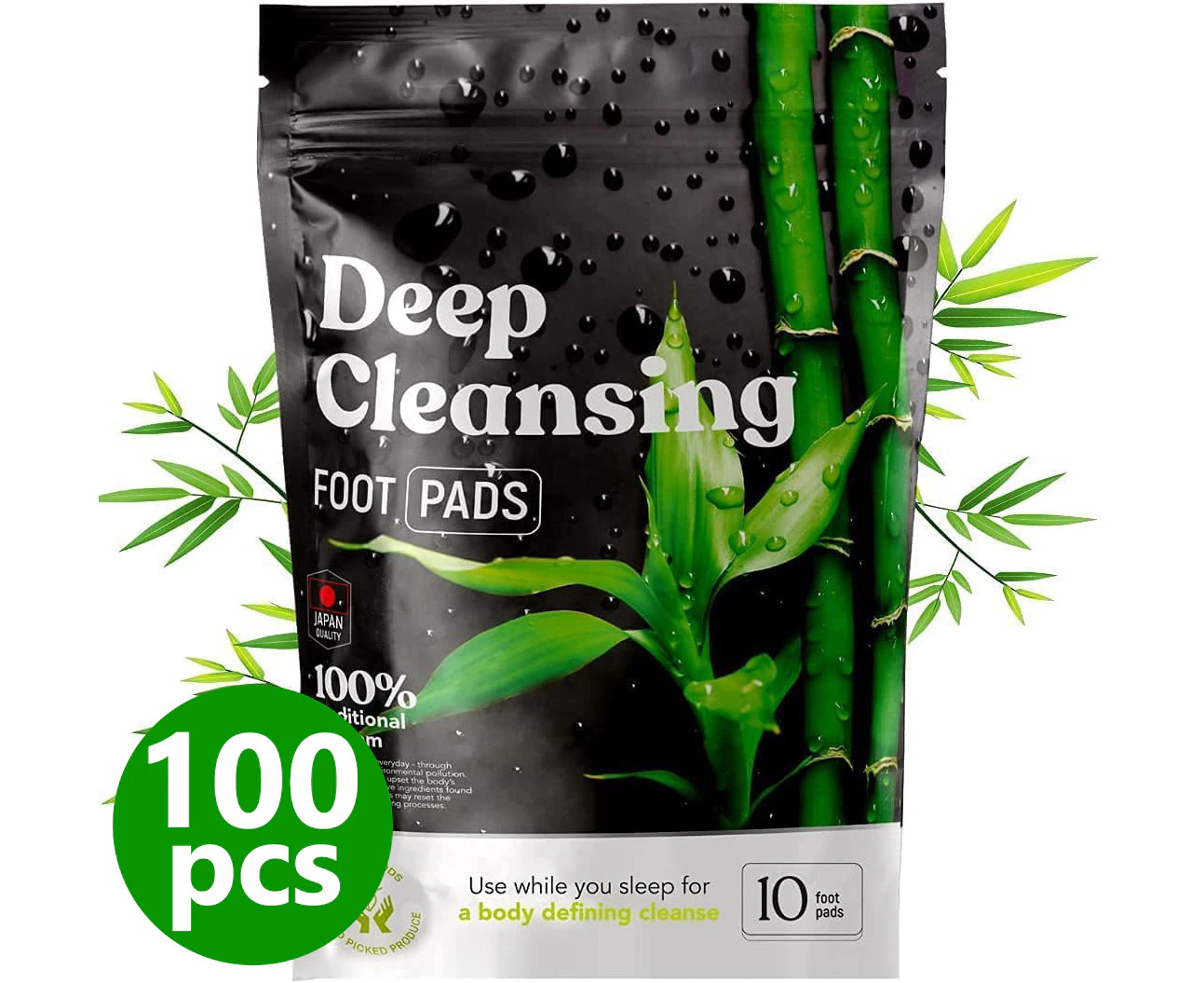 100pcs Premium Deep Cleansing Detox Foot Pads Patches