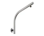 Round 300mm ABS Rainfall Shower Head Stainless steel Shower Arm Gooseneck Wall Mounted Chrome silver