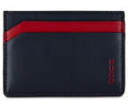 Hugo Boss Subway S Card Holder - Navy/Red