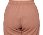 Rusty Women's Hello Elastic Cuff Trackpants / Tracksuit Pants - Beaver Brown