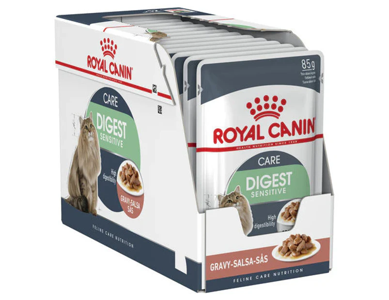Royal Canin Feline Digestive Sensitive in Gravy Cat Food 12x85g