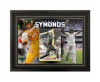 Cricket - Andrew Symonds Signed & Framed 8x12 Photo Display
