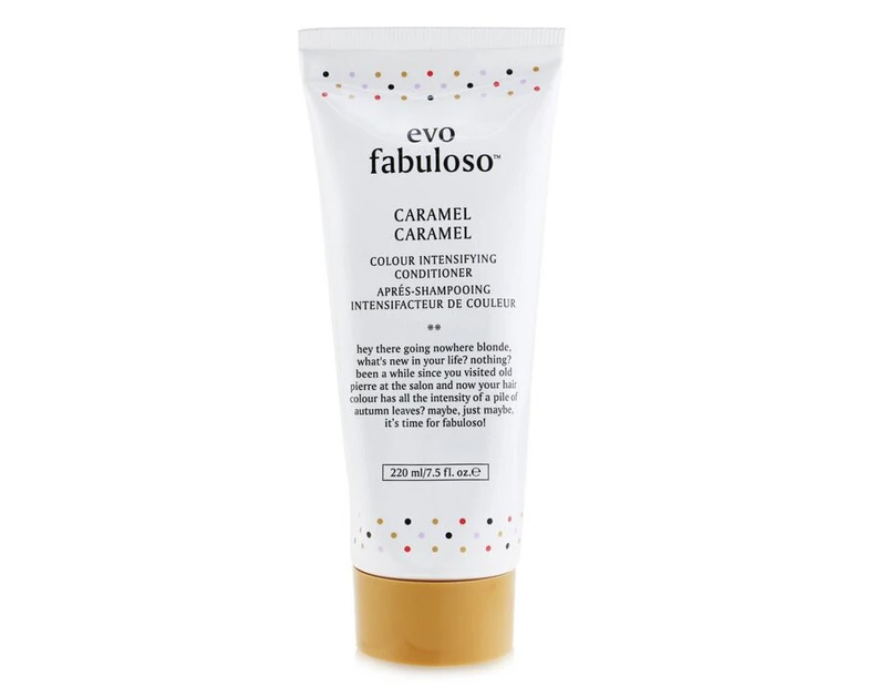 Evo Fabuloso Colour Intensifying Conditioner  # Caramel 220ml/7.5oz