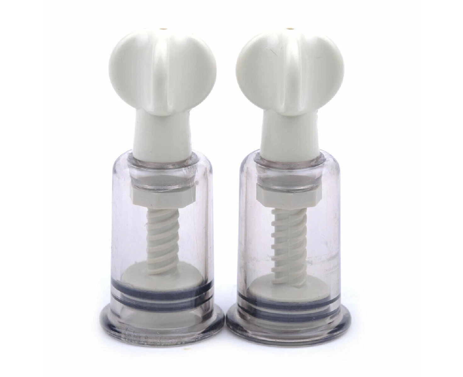 Nipple & Clitoris Sucker Twist Pump Suction Clamp Stimulator Oral Tongue Sex Toy For Women Men Couples BDSM S+M Medium