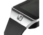 Touchscreen Smart Watch Bluetooth Video Phone Music Sports Monitoring Bracelet - Gold