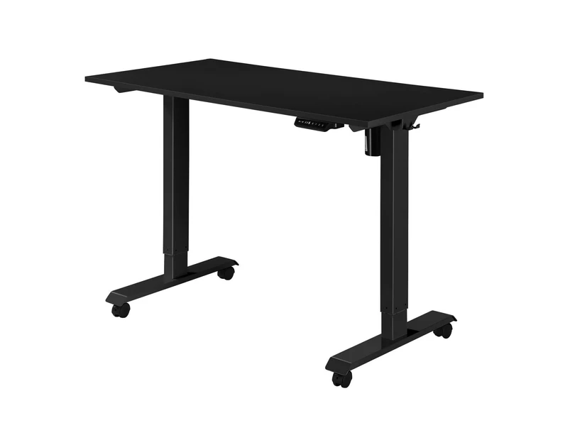 Black Standing Desk Electric Motorised Computer Sit Stand Table Height Adjustable Ergonomic Home Office
