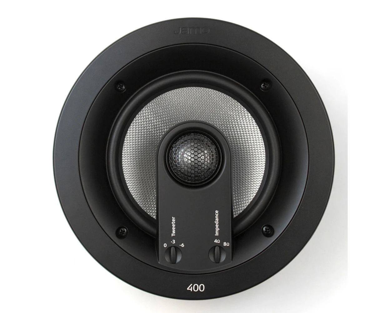 Jamo IC 406 FG II Custom 400 Series 2-way In-Ceiling Speaker Home Audio White