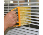 Multifunctional Blind Brush Window Air Conditioner Duster Dirt Dust Cleaning Cleaner Protable Home Clean Tool Orange