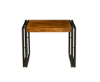 Astra Natural & Black Small Wooden Coffee Table - 60cm