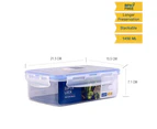 Micron Ware Food Container 1.45L Airtight Leak-Proof Plastic Food Storage Box
