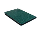 Blue/Green Faux Crocodile Leather Cover for iPad Air 1 Card Case