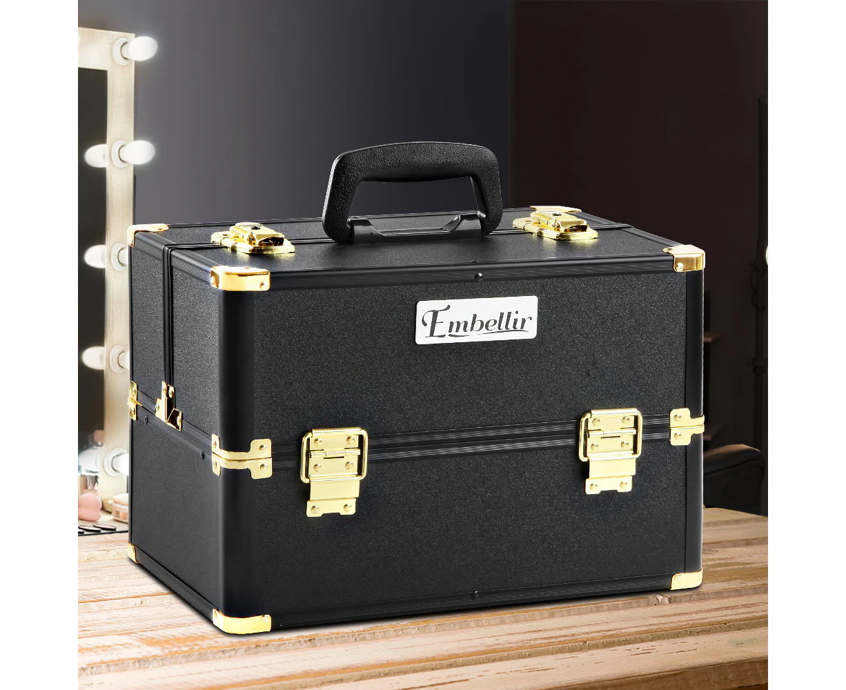 Embellir Beauty Makeup Case Travel Organiser Bag Cosmetic Storage Portable Box