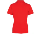 Premier Womens Coolchecker Short Sleeve Pique Polo T-Shirt (Strawberry Red) - RW4402
