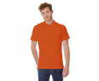 B&C ID.001 Mens Short Sleeve Polo Shirt (Orange) - BC1285