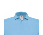 B&C ID.001 Mens Short Sleeve Polo Shirt (Light Blue) - BC1285