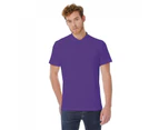 B&C ID.001 Mens Short Sleeve Polo Shirt (Purple) - BC1285