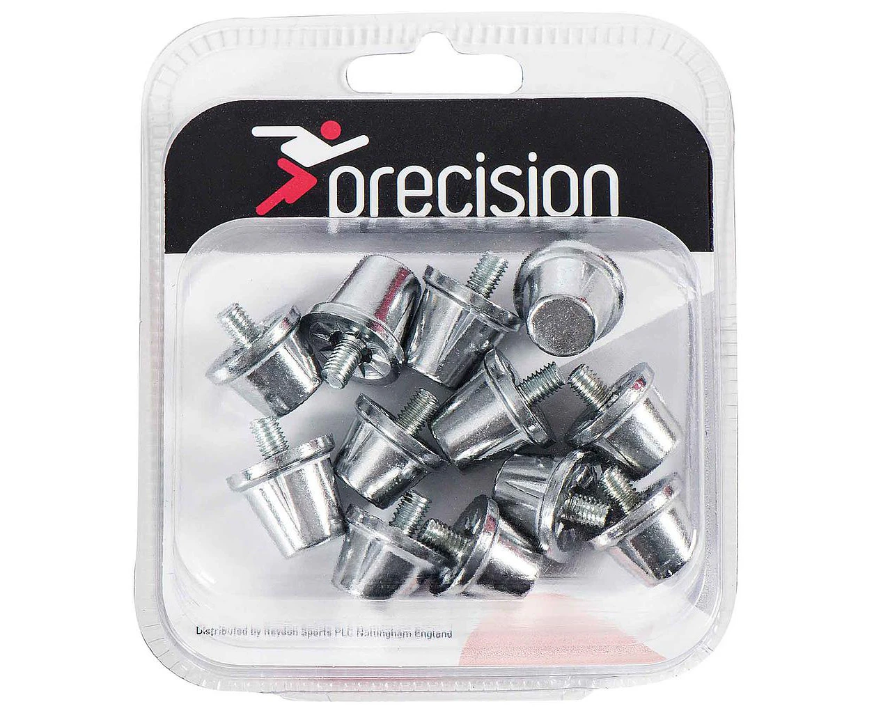 Precision Alloy Football Boot Studs Set (Pack of 6) (Silver) - RD335