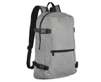 SOLS Unisex Wall Street Padded Backpack (Grey Marl) - PC2593