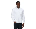 Regatta Mens Brycen Oxford Long-Sleeved Shirt (White) - RG7021