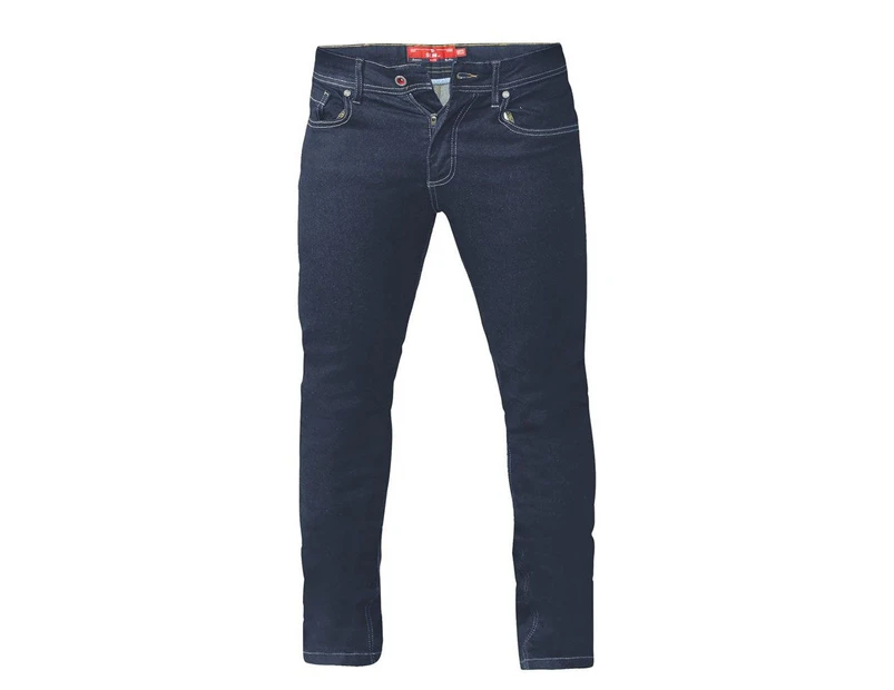 Duke Mens Cedric Stretch Tapered Jeans (Indigo Denim) - DC262