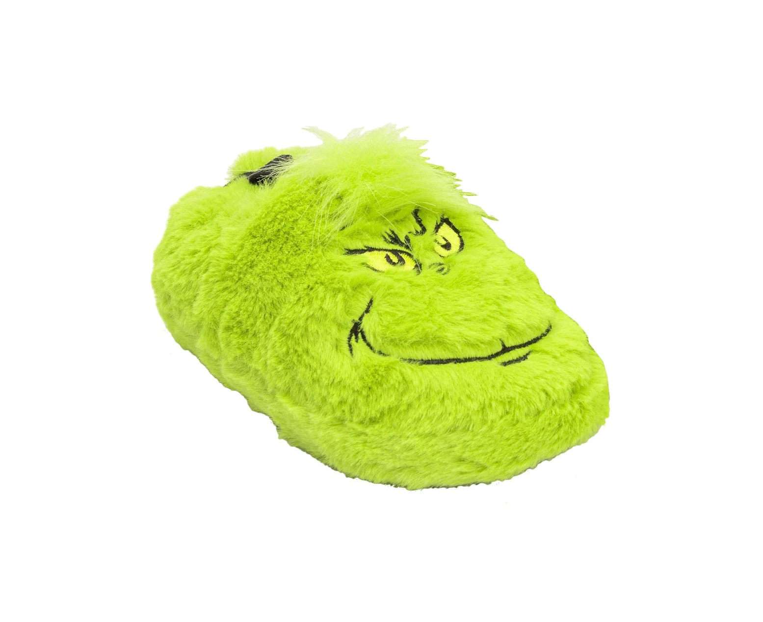 The Grinch Childrens/Kids Soft Slippers (Neon Green/Black) - NS6733