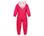 Regatta Childrens/Kids Charco Princess Waterproof Puddle Suit (Pink/Fuchsia) - RG6873
