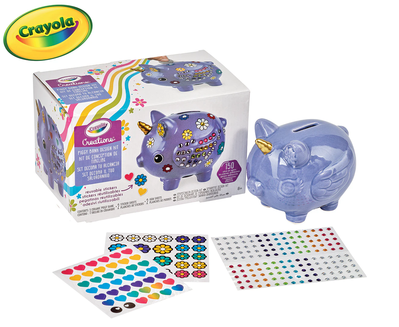 Crayola Creations Piggy Bank Design Kit