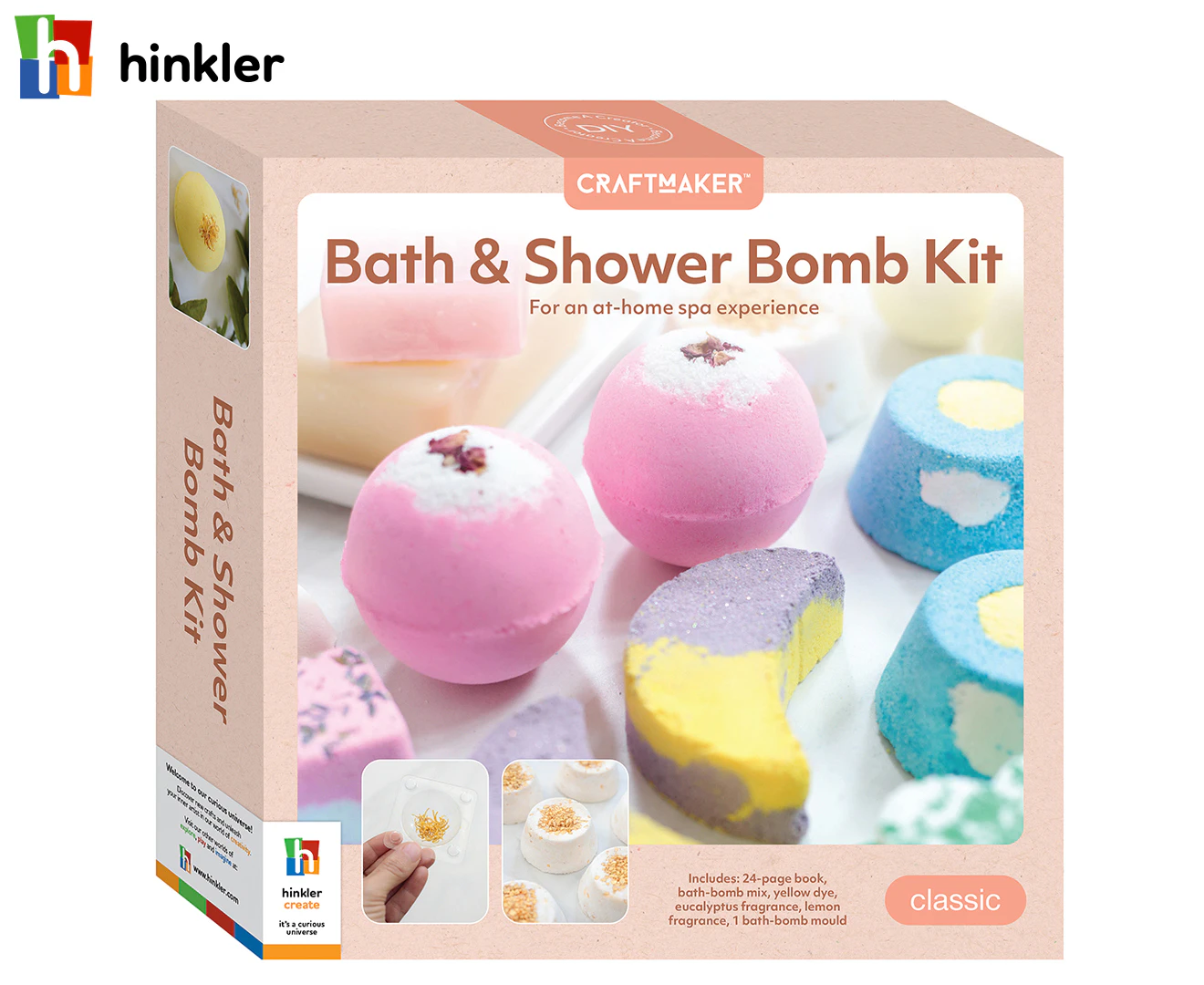 Craft Maker Bath & Shower Bombs Craft Activity Kit DIY Art Hobby Project