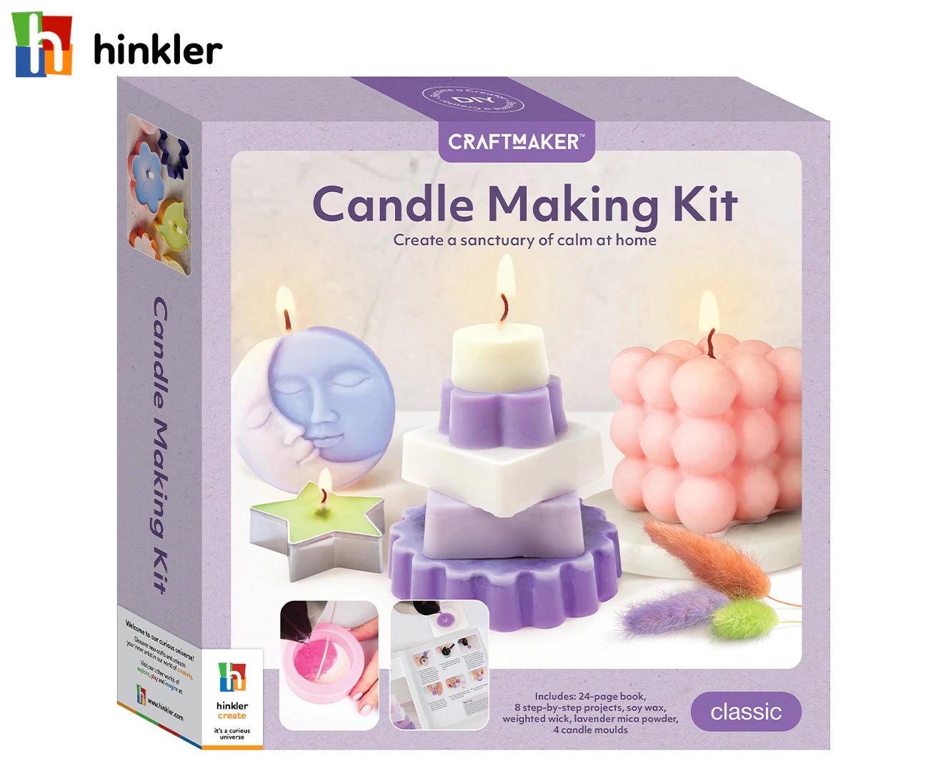 Craft Maker Candle Making Kit Classic Art/Craft Activity Set Hobby Project