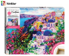 Hinkler Crystal Creations Craft Canvas Kit - Spring In Santorini