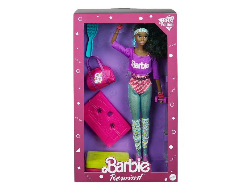 Barbie Rewind Doll - Working Out 80"s Edition - Purple