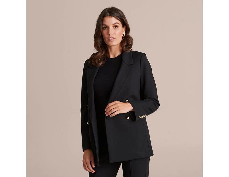 Preview Double Breasted Jett Blazer - Black