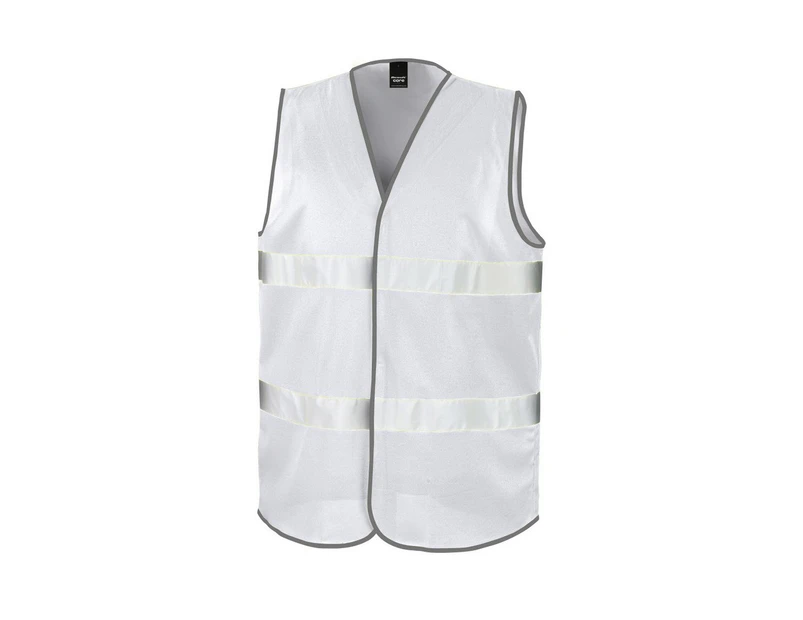 Result Adults Unisex Safeguard Enhance Visibility Vest (White) - BC4633