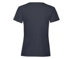 Fruit Of The Loom Girls Childrens Valueweight Short Sleeve T-Shirt (Pack Of 5) (Deep Navy) - BC4809