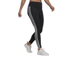 Adidas Women's Designed To Move High Rise 7/8 Tights / Leggings - Black/White