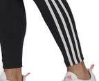 Adidas Women's Designed To Move High Rise 7/8 Tights / Leggings - Black/White