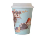 Young Spirit Alice in Wonderland Reusable Bamboo Coffee Cup - Alice Swimming