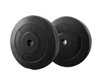 Everfit Weight Plates Standard 2X 10kg Barbell Plate Weight Lifting