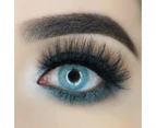 Aqua Blue Glo Cosmetics Contact Lens